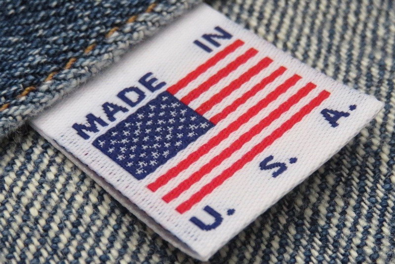 одежда из Америки, made in USA