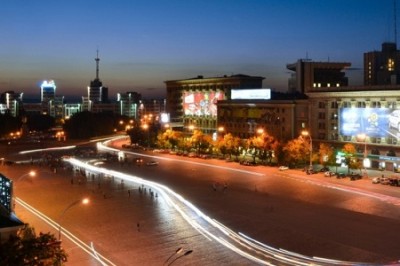 На площади Свободы ограничено движение транспорта