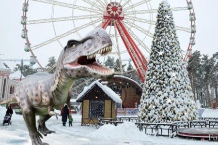 В парке Горького открылся Парк динозавров