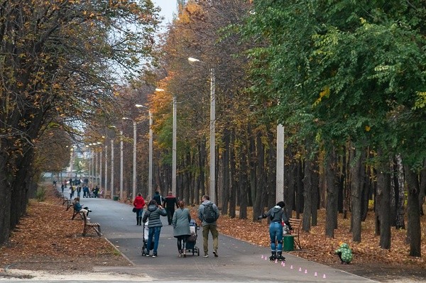 В парке «Зеленый гай» завершился первый этап реконструкции