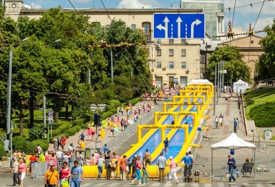 Самая большая водная горка Украины работала в Харькове