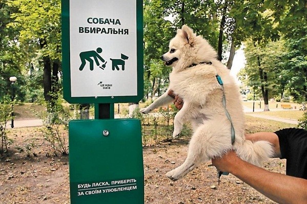 В центре Харькова установили 100 боксов с пакетами для уборки за собаками