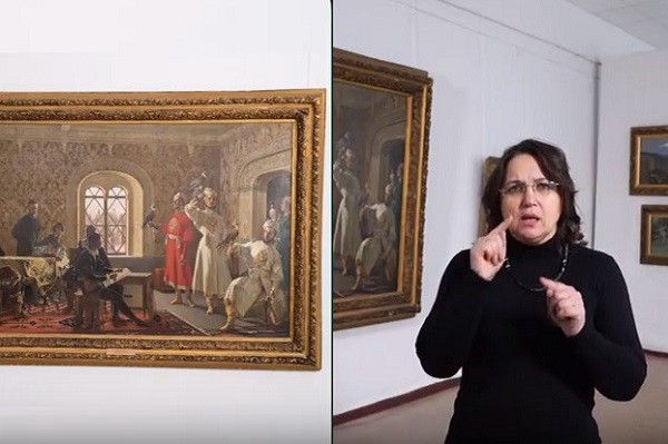 В Харьковском художественном музее появилась видео-экскурсия для неслышащих