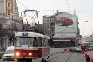 В центре Харькова две недели не будут ходить трамваи