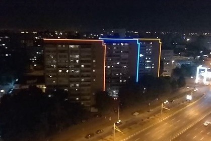 В Харькове на 25 зданиях появилась архитектурная подсветка 