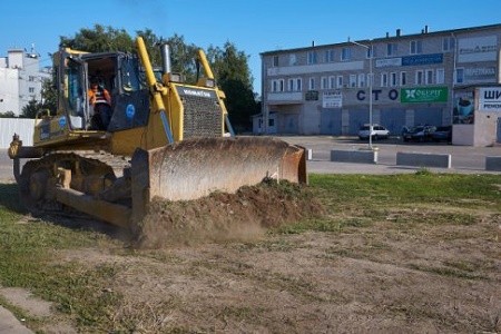 В Харькове началось строительство дороги на Салтовку