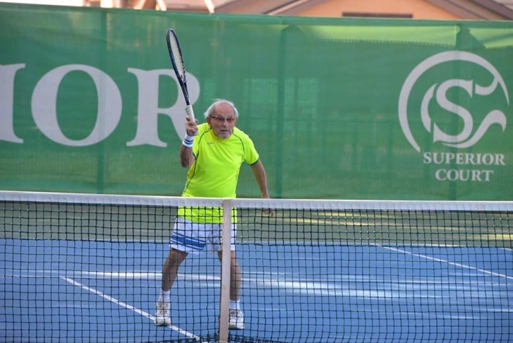 Харьковcкий теннисист в 97 лет попал в Книгу рекордов Гиннесса