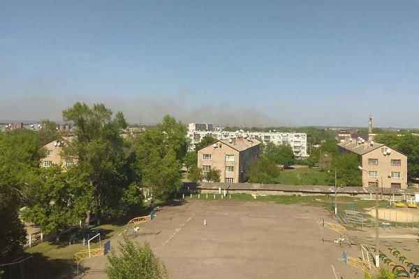 В Балаклее вновь произошел пожар на складе боеприпасов
