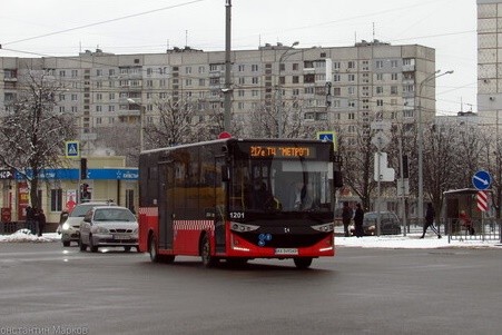 Муниципальный автобус №217 курсирует по новому маршруту